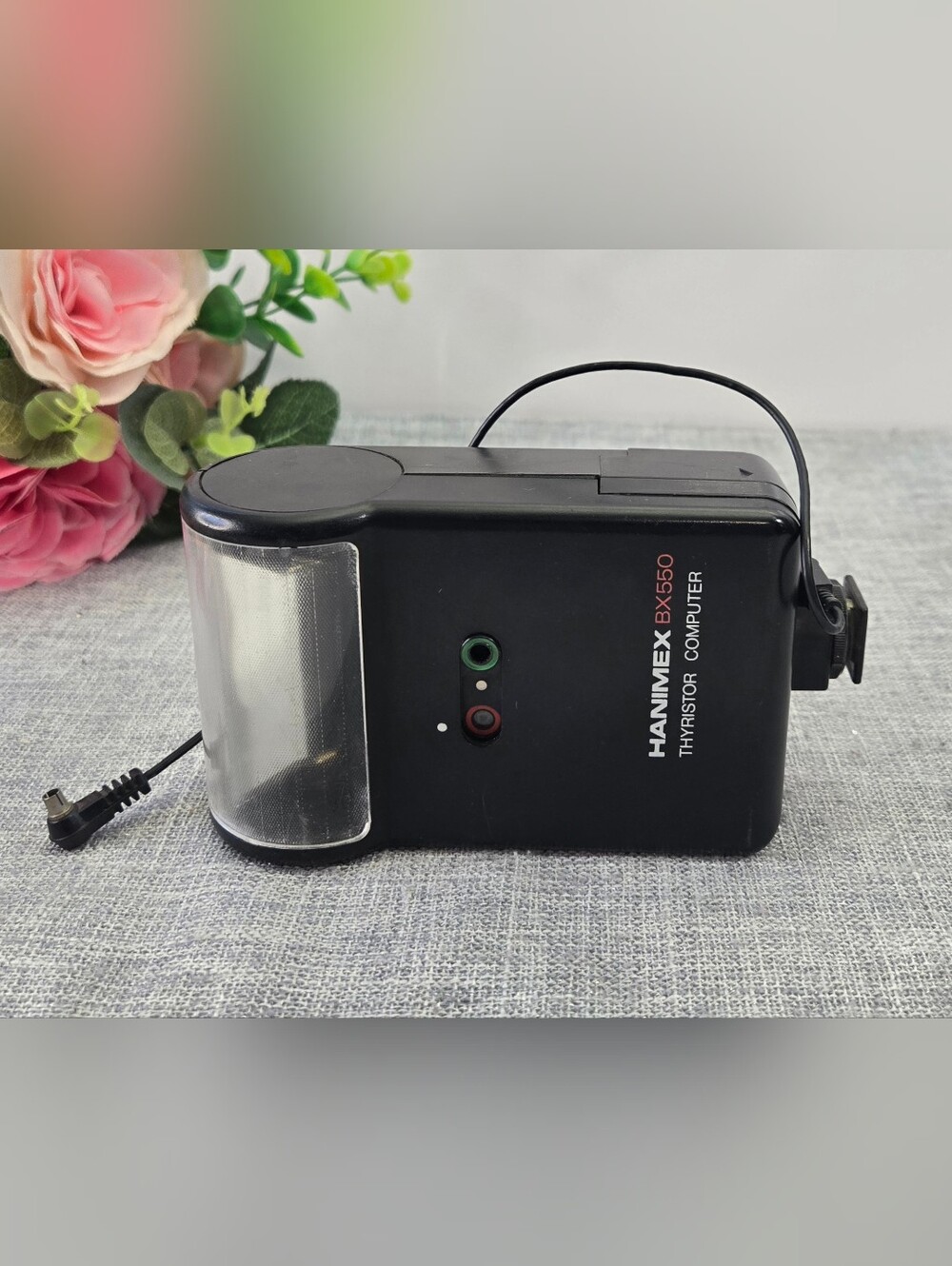 Vintage HANIMEX BX550 Camera Thrystor Computer Flash Untested